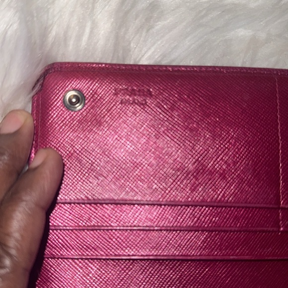PRADA Saffiano Leather Long Bifold Wallet EUC - Picture 14 of 17